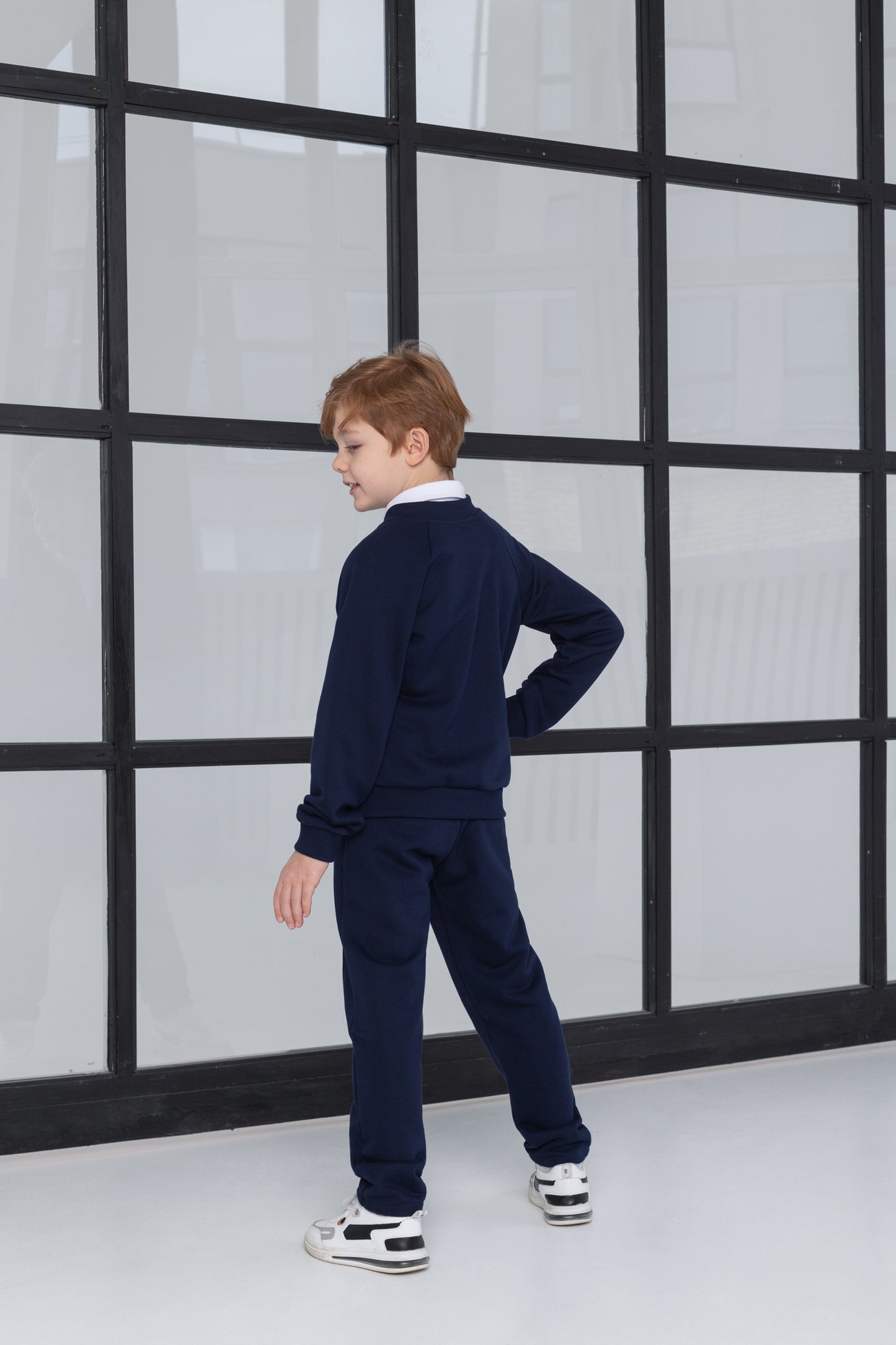 School unisex zip-up sweater